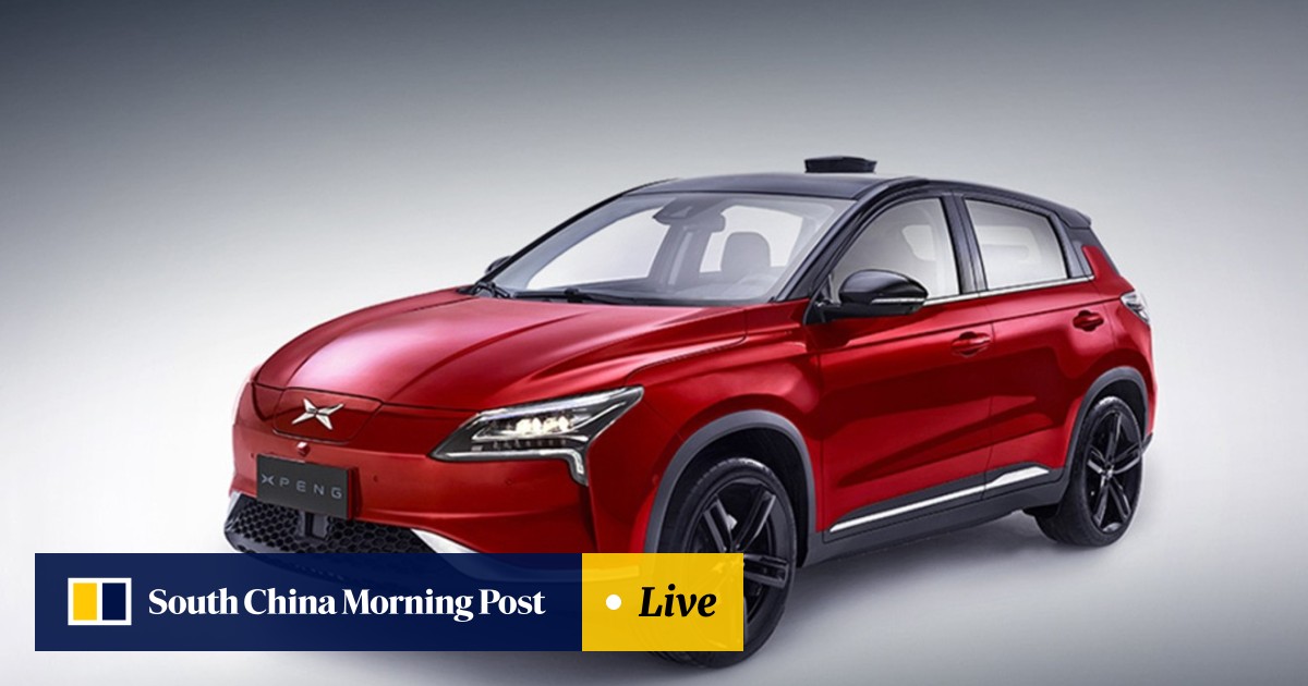 Chinese Electric Vehicle Maker Xpeng Unveils P7 Four Door Coupe At Auto Shanghai 19 Months After Suv Roll Out South China Morning Post