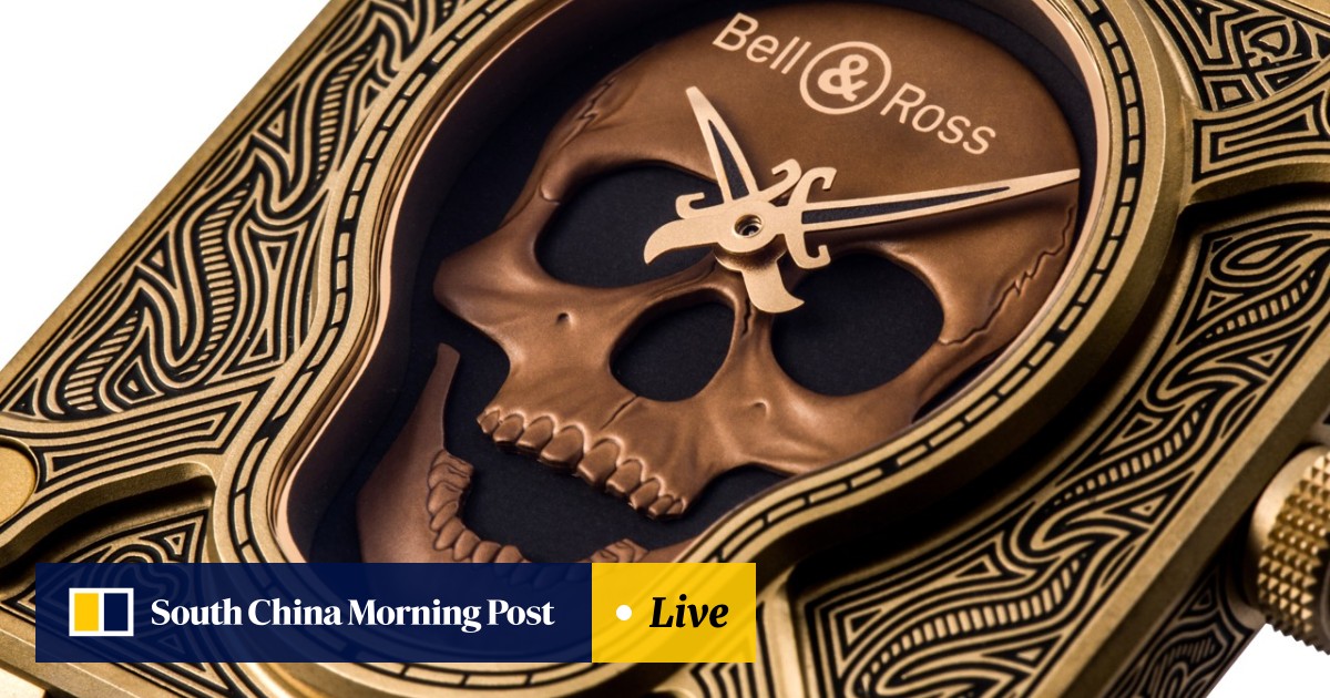 bell & ross burning skull