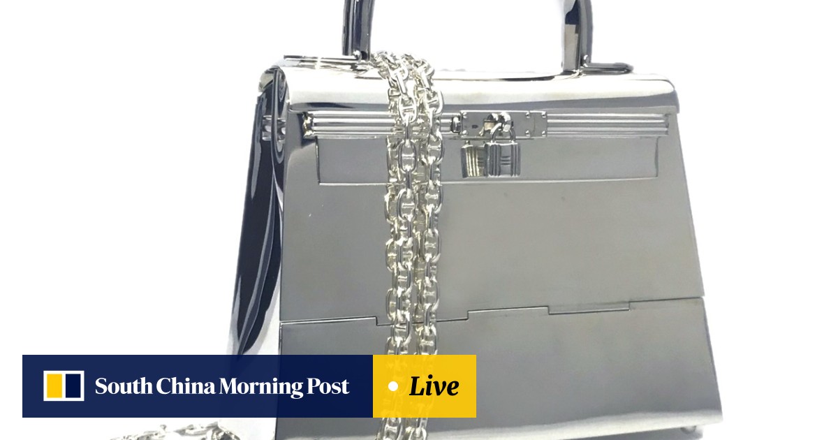 Hermes Silver Mini Kelly bag fetches world record of HK 500 000 South China Morning Post