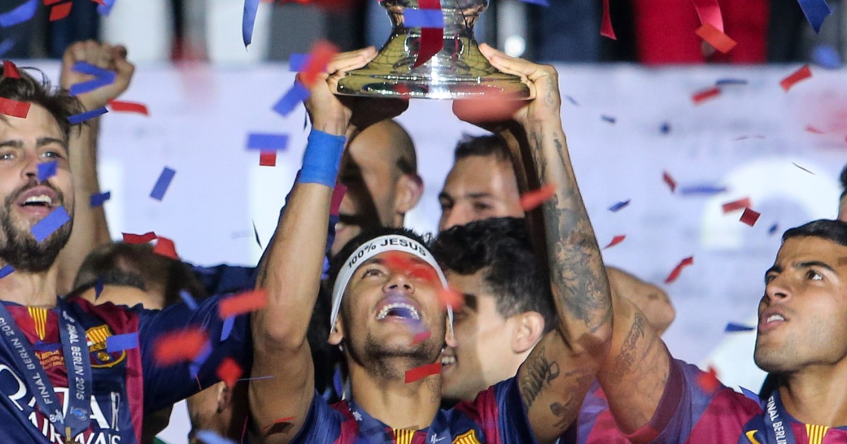 Barcelona 2014-2015 UEFA Champions League Final Berlin jersey