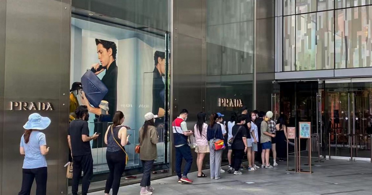 Shanghai reopens: LV, Prada, Dior, other luxury stores see queues