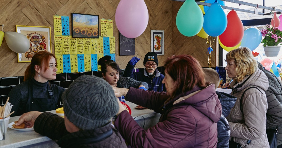 Elderly Japanese man opens free cafe in Ukraine's Kharkiv | South China  Morning Post