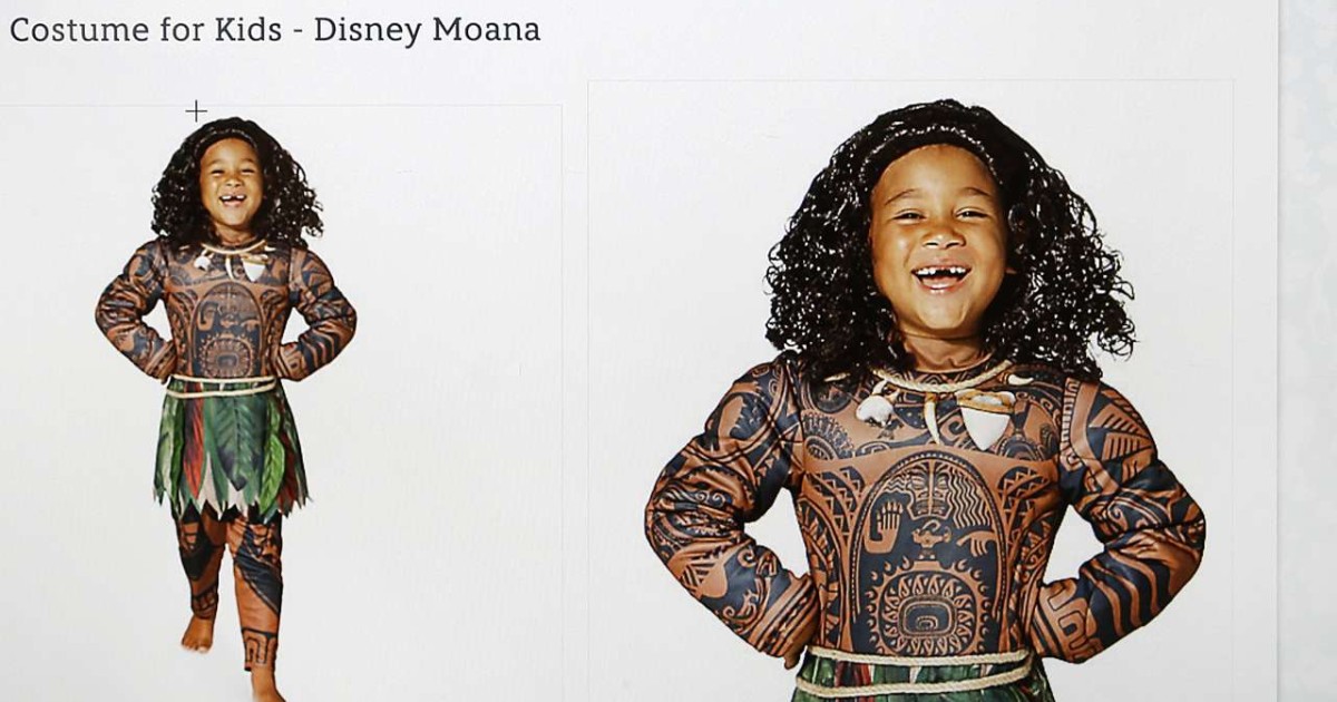 Disney under fire for 'full body brownface' Moana Halloween