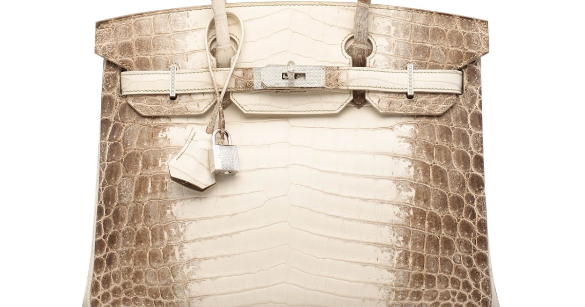 Himalayan crocodile birkin with white 2025 gold detailing and 245 diamonds price