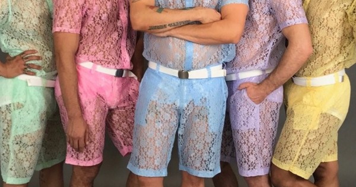 Lace shorts shop for guys