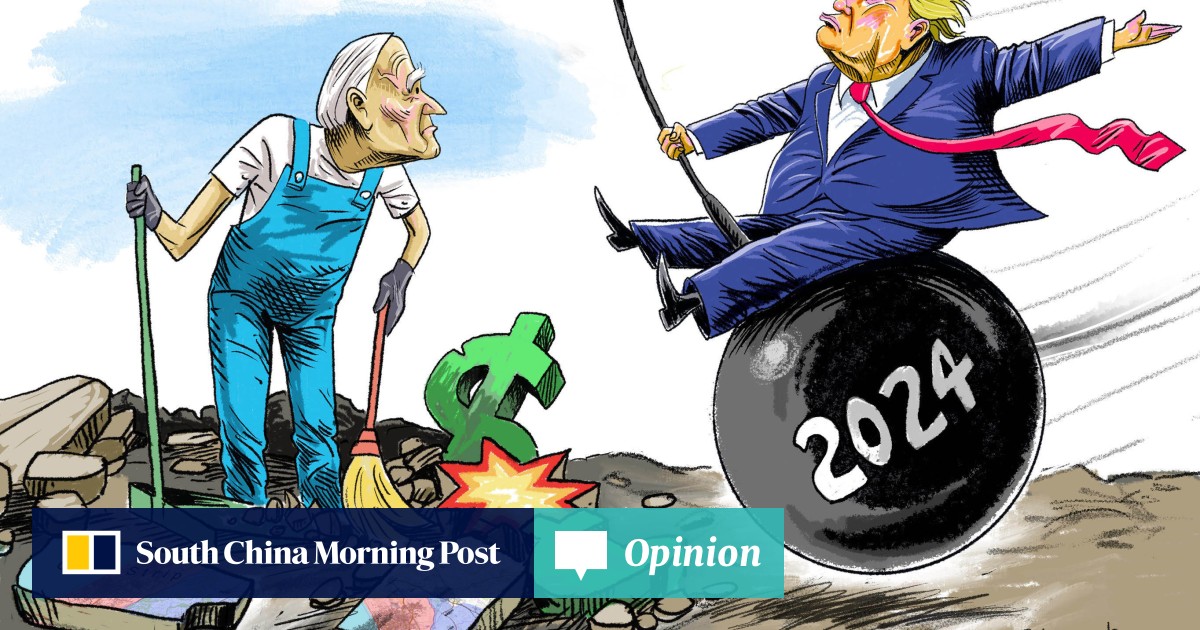 Opinion | Looming Biden-Trump rematch heralds American Age of Anxiety in 2024