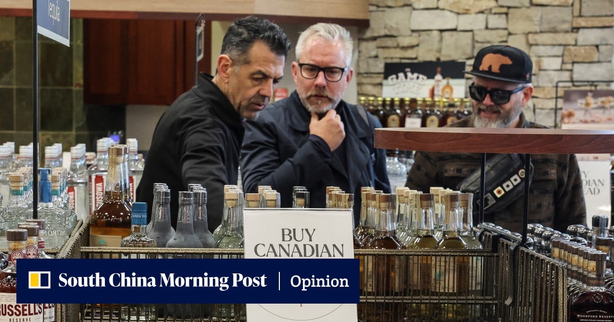 Why is the US-Canada trade war seemingly hinging on drinking games?