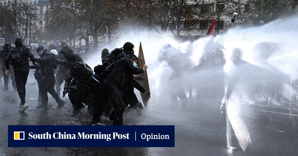 Opinion | France’s protests, like Hong Kong’s in 2019, risk being defined by violence