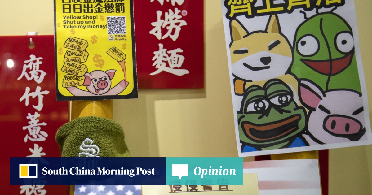 Opinion In Hong Kong, the world is either yellow or blue South China Morning Post
