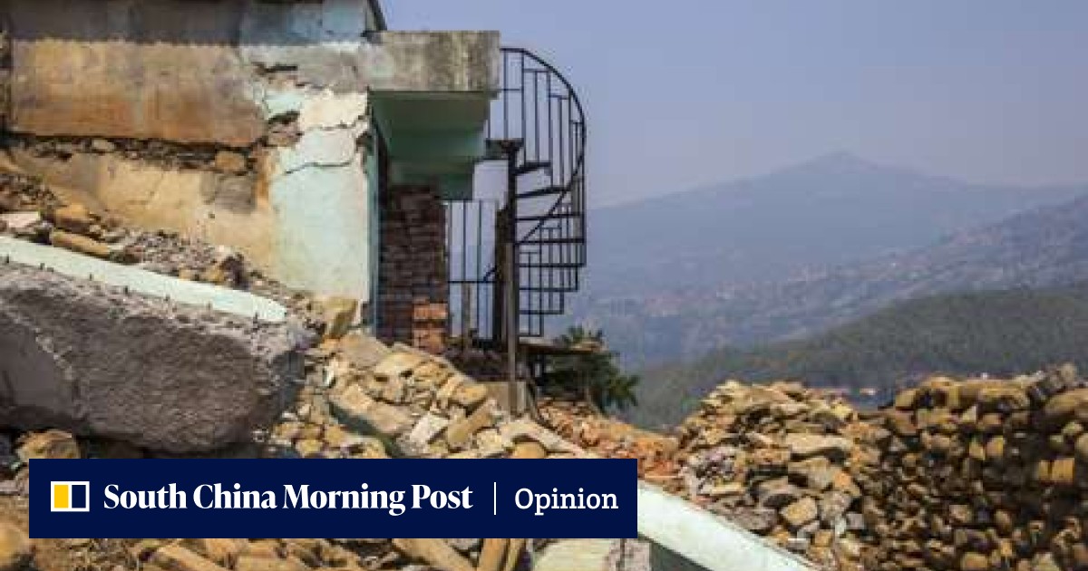 Rebuilding Nepal: Post-earthquake 写真集 A year after deadly earthquake, impatient Nepalis take rebuilding