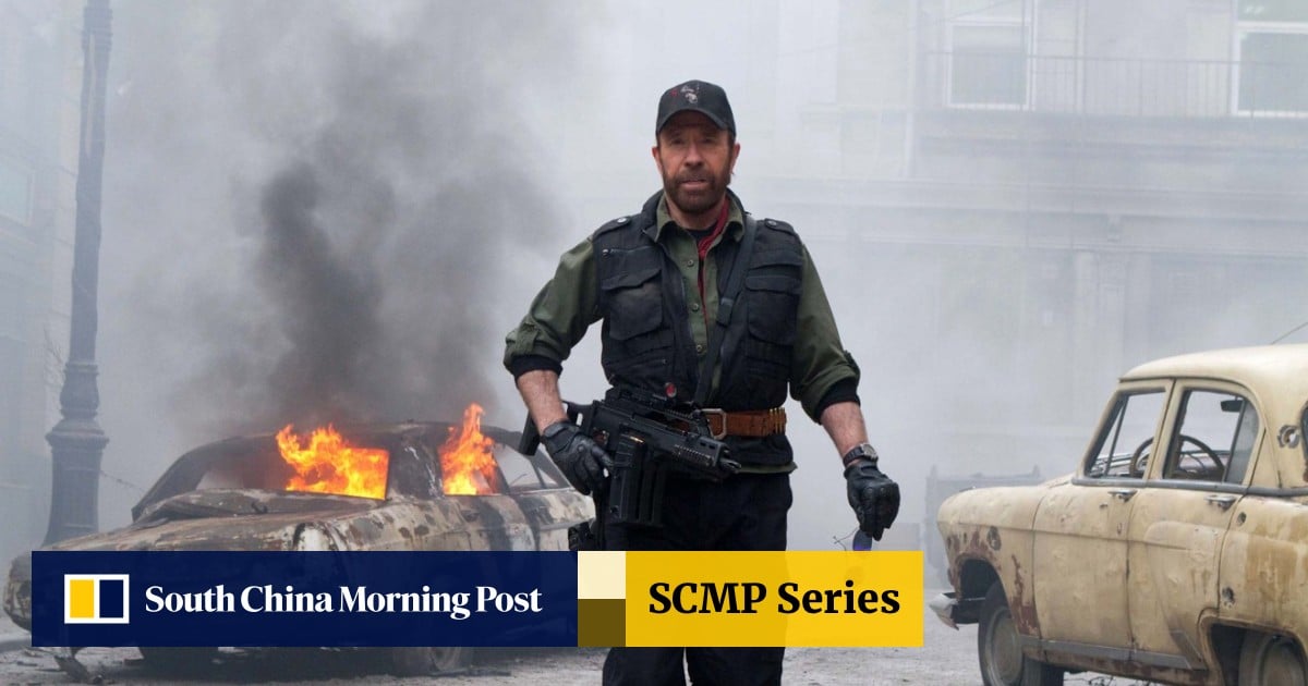 Us Martial Arts Legend Chuck Norris Under Fire For Joining Gun Company South China Morning Post - roblox pants template uniform romes danapardaz co