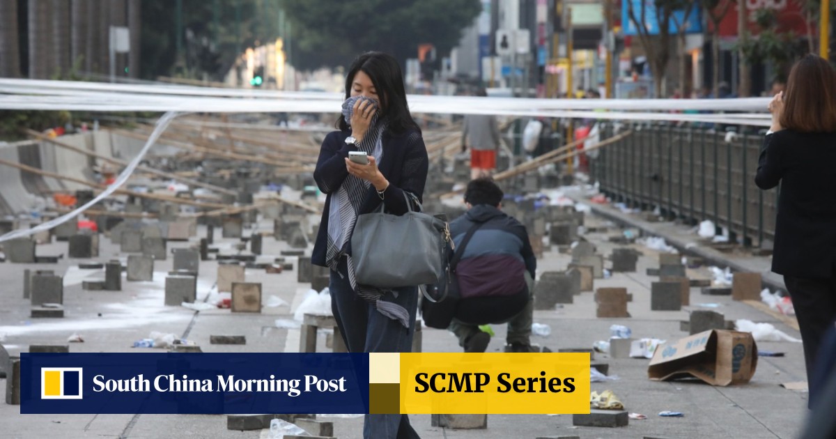 The Busy Hong Kong Tourist District Dealing With The Destructive Aftermath Of Pitched Battles Between Radicals And Police South China Morning Post