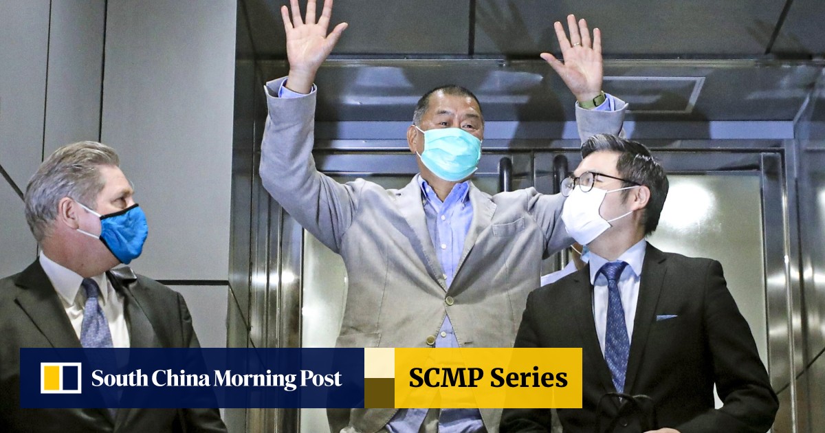 National Security Law Hong Kong Media Mogul Jimmy Lai Freed On Bail As Activist Agnes Chow Calls Her Arrest Political Persecution And Suppression South China Morning Post