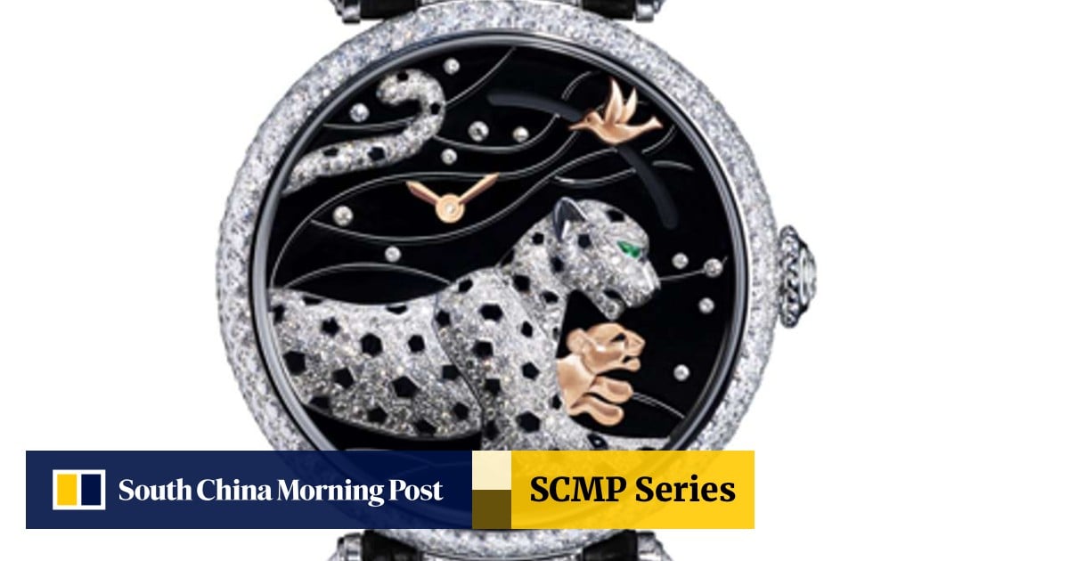 Cartier panther face watch store