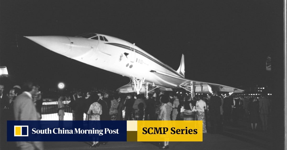 When Concorde first landed in Hong Kong, in November 1976