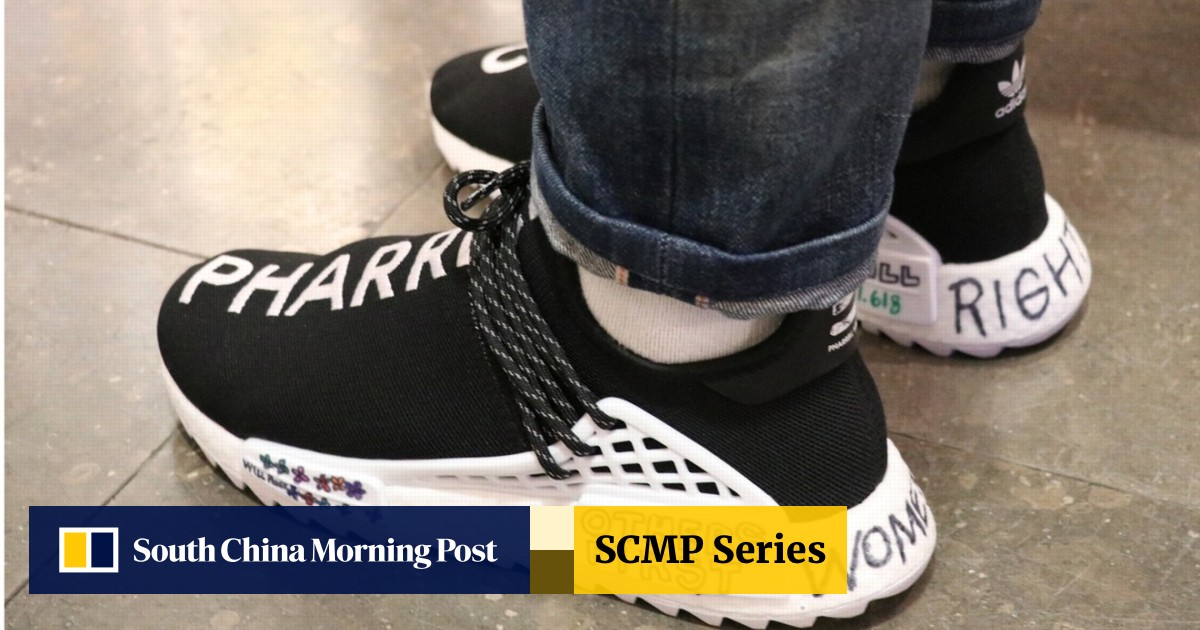 On feet Chanel x adidas Originals Pharrell Williams Hu NMD South China Morning Post