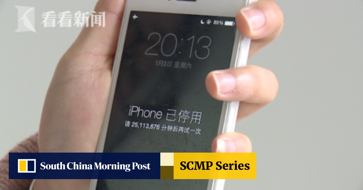 Chinese toddler 'disables iPhone for 47 years' | South China
