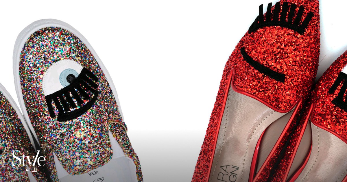 【関税 送料無料】CHIARA FERRAGNI スパンコール ミュール 関税 送料無料】CHIARA FERRAGNI スパンコール ミュール (Chiara