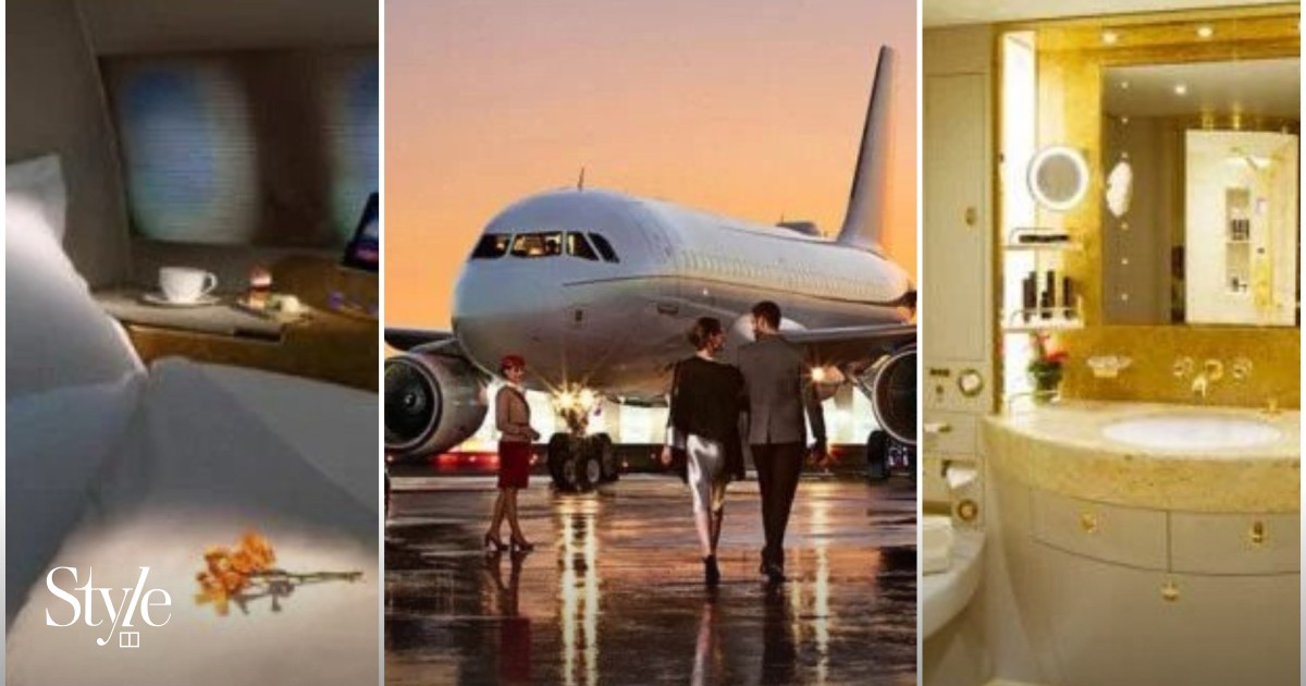 Inside Emirates’ luxurious Airbus A319 ACJ Executive Jet: billionaires ...