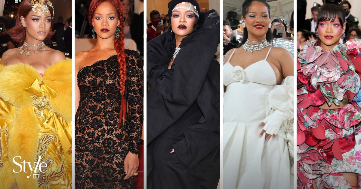 Rihanna’s extravagant Met Gala style evolution since 2007 the Fenty(00)