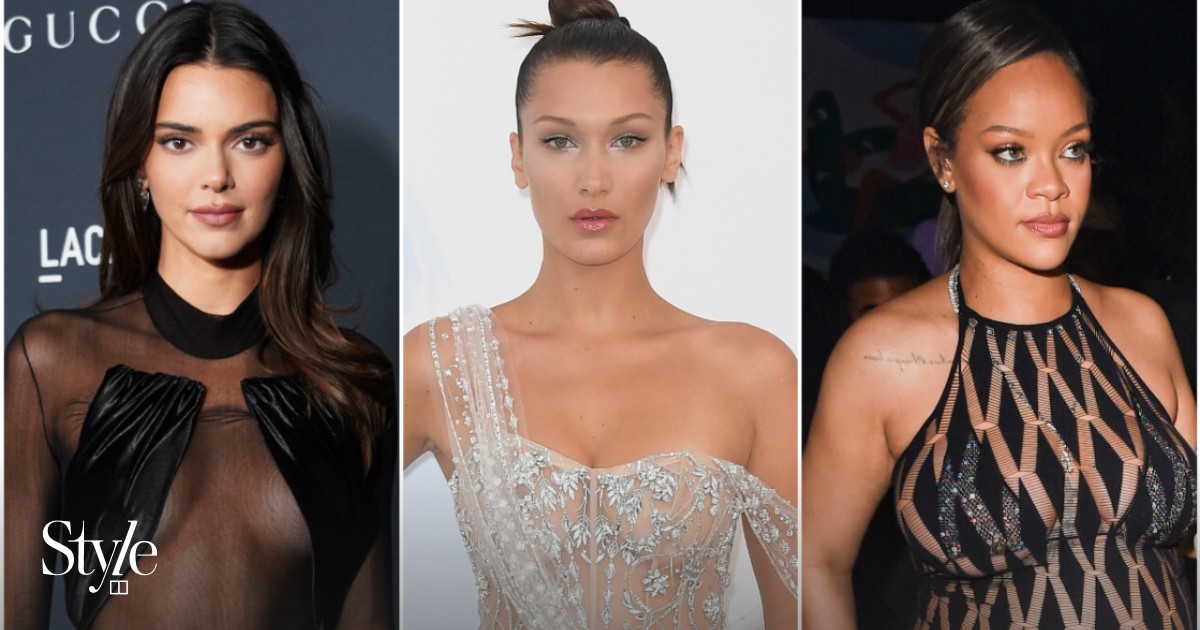 Sheer fashion: the A-listers nailing nearly naked looks with class ...