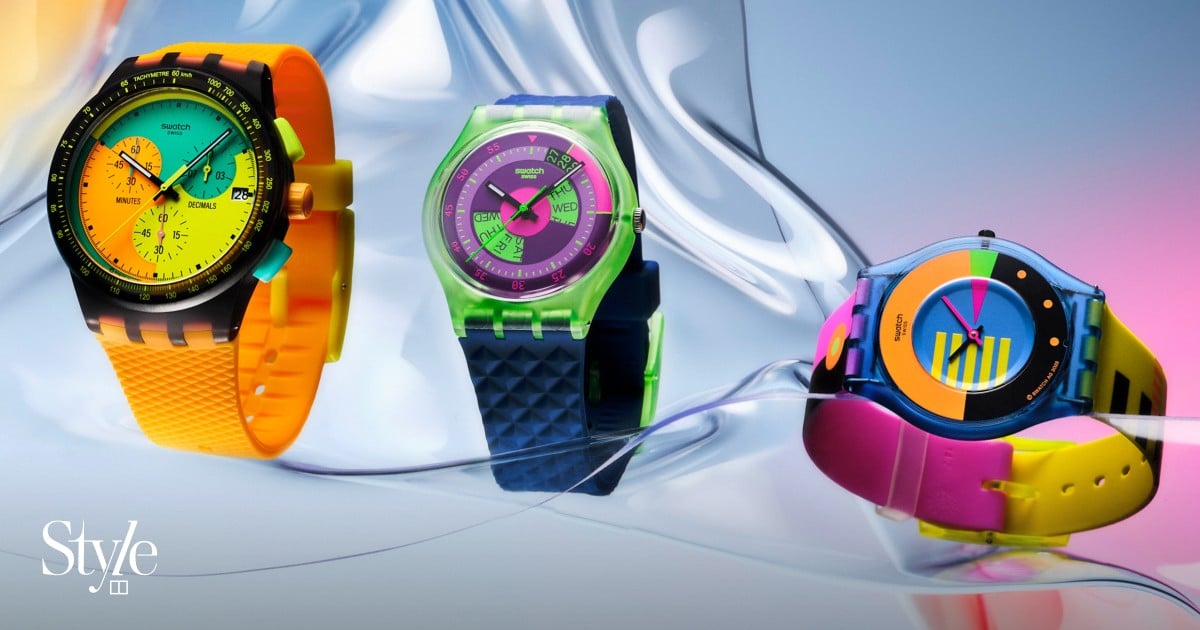 Style Edit: Swatch Neon gives 1980s watches an eye-popping, hi