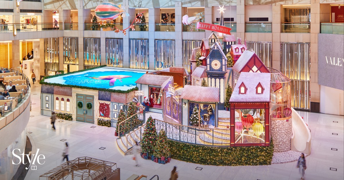 Style Edit: Hongkong Land’s Noëlia brings a wintry festive scene to the Landmark Atrium