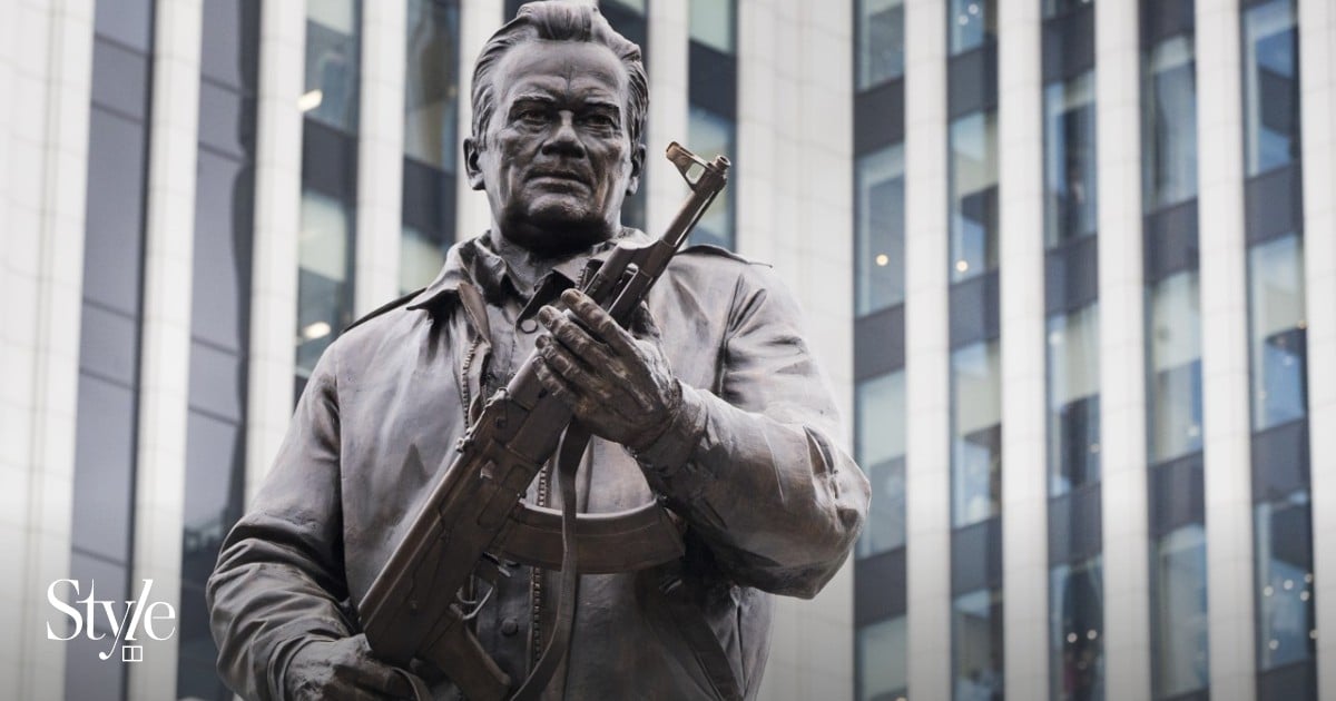 Russia unveils seven-metre statue of AK-47 inventor Mikhail