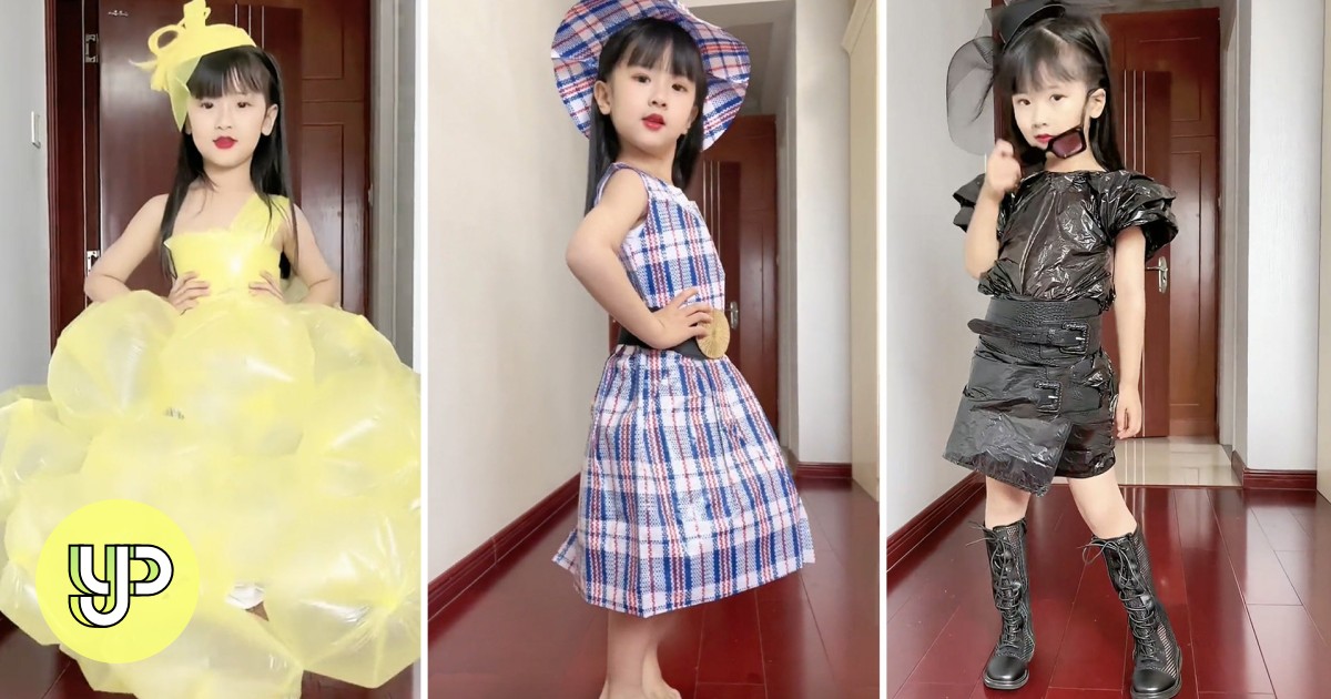 Study Buddy (Explorer): Mother in China transforms plastic bags into 'high fashion' for daughter's catwalk at home - YP - Vimarsana News