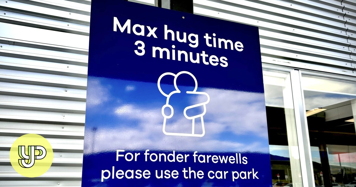 So short, farewell New Zealand airport enforces 3minute goodbye limit