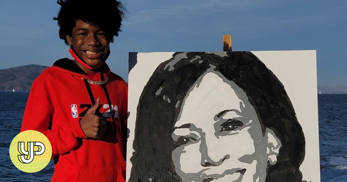 A Teen Artist Tweeted His Kamala Harris Portrait The Us Vp Elect Picked Up The Phone To Say Hey Yp South China Morning Post