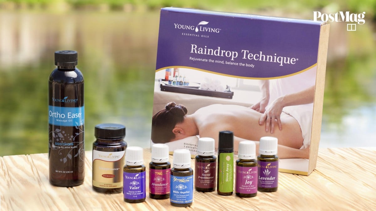 リラクゼーショングッズ Young Living Raindrop Technique Young Living Raindrop Technique Essential Oil Collection for