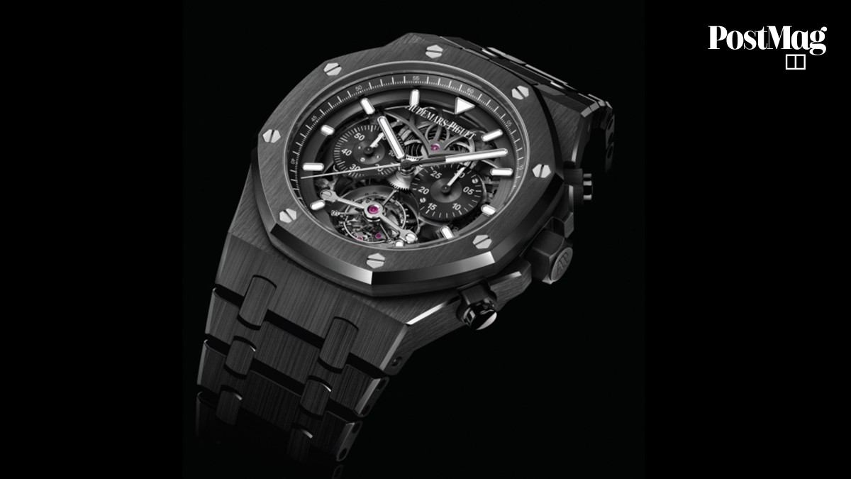 Audemars Piguet s Royal Oak Tourbillon Chronograph Openworked The Sleek Glamour of Black Ceramic South China Morning Post