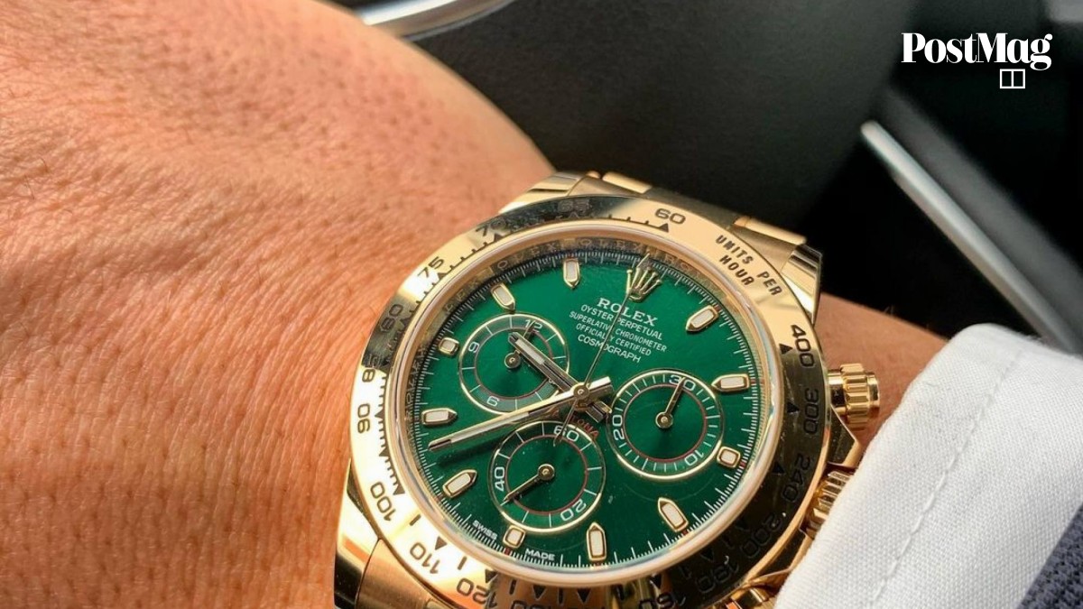 Rolex daytona gold green dial review shop