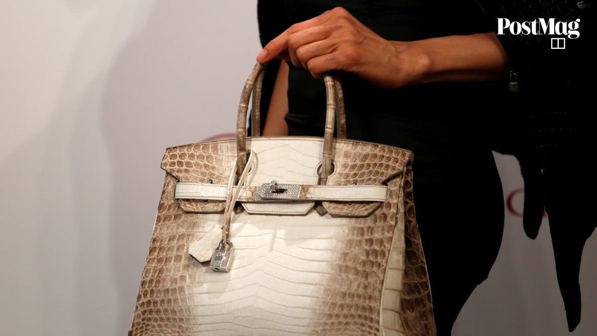 World s most expensive handbag sells in Hong Kong for over US 377 000 a Hermes white crocodile Birkin South China Morning Post