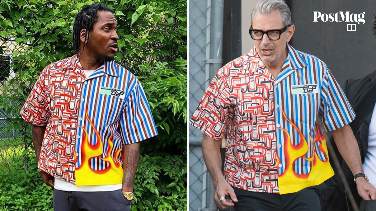 Prada s ugly flame shirt who wore it better Jeff Goldblum or Pusha T South China Morning Post