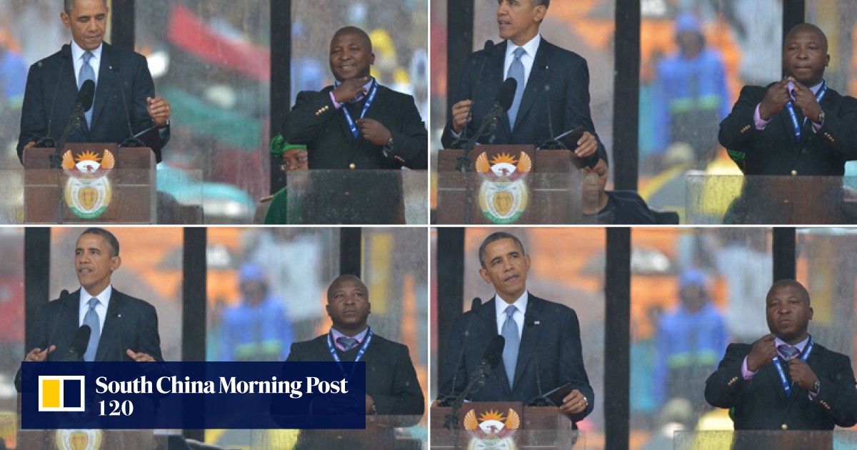 Mandela sign language interpreter blames schizophrenia for his gestures
