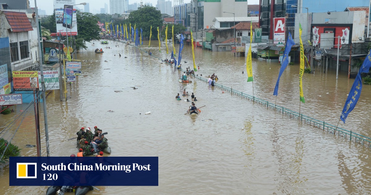 More than 10,000 Indonesians displaced by deadly floods in capital ...
