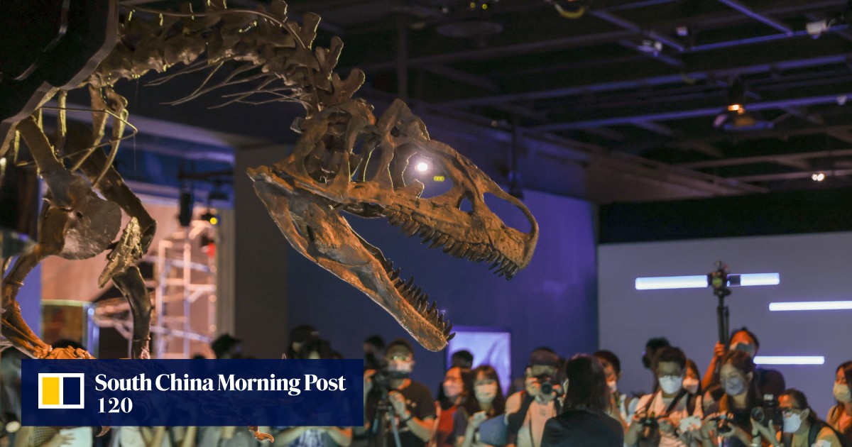8 reconstructed dinosaur fossils take over Hong Kong Science Museum for