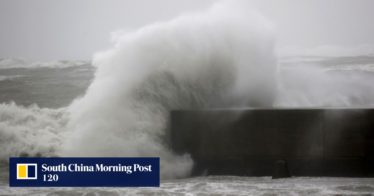 Typhoon Nanmadol reaches Japan, with millions urged to seek shelter ...