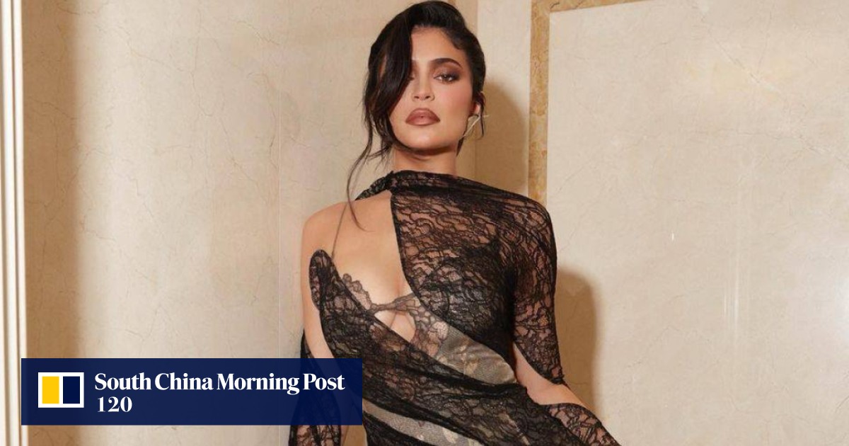 Kylie Jenner's Barely-There Rope Dress at Paris Fashion Week