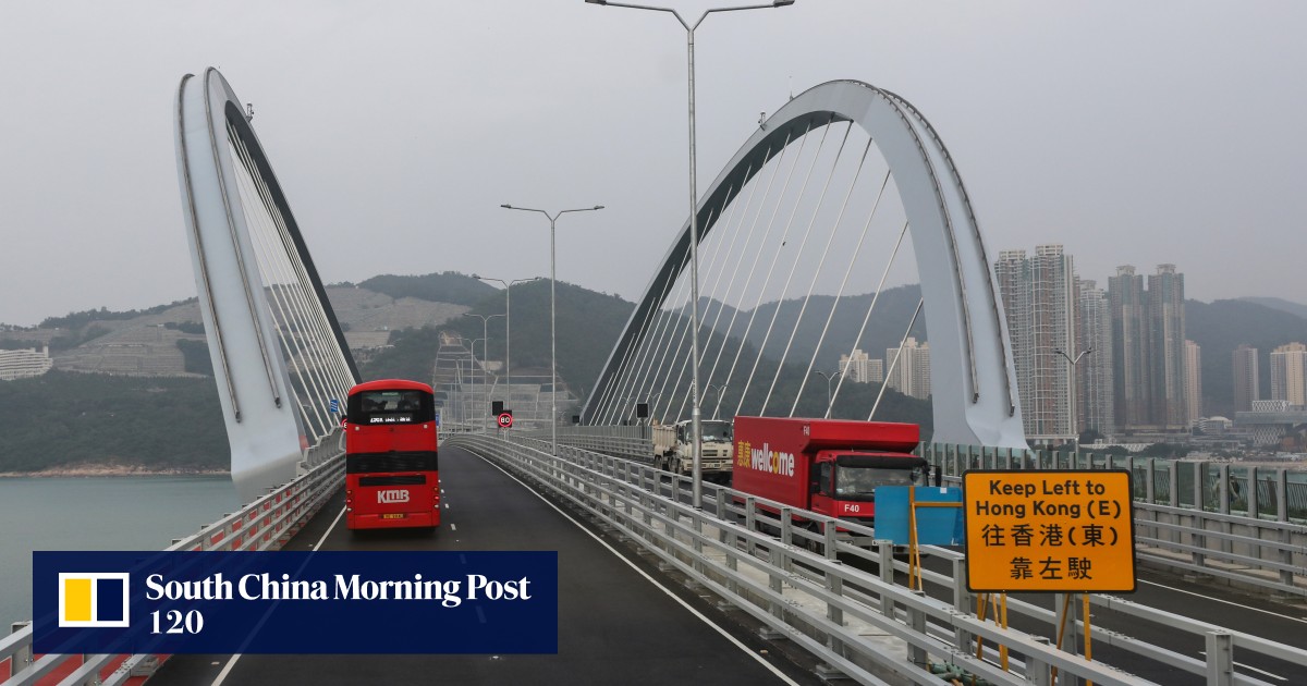 Traffic zips along new Hong Kong bridge, but what happens after
