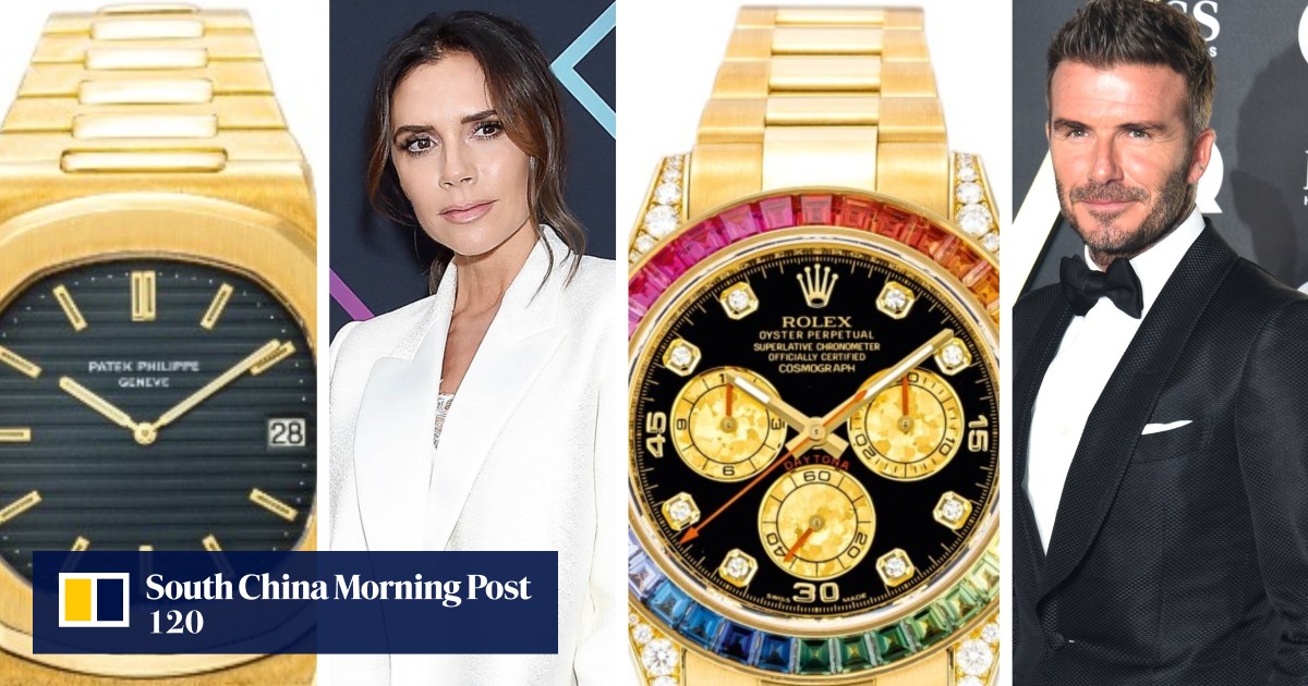The Beckhams' 5 most expensive watches, ranked: David's collection is  biggest, while Victoria and Brooklyn favour Patek Philippe, Cruz has a  Rolex, Romeo a Richard Mille and Nicola Peltz has a Cartier