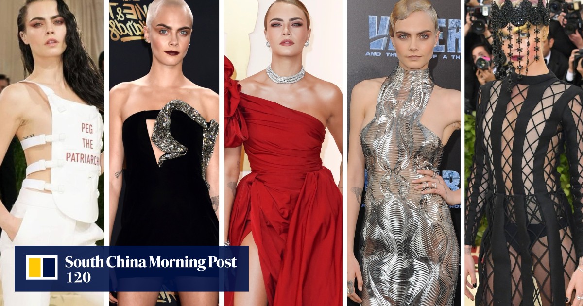 30 of Cara Delevingne's most daring red carpet looks ever: from a