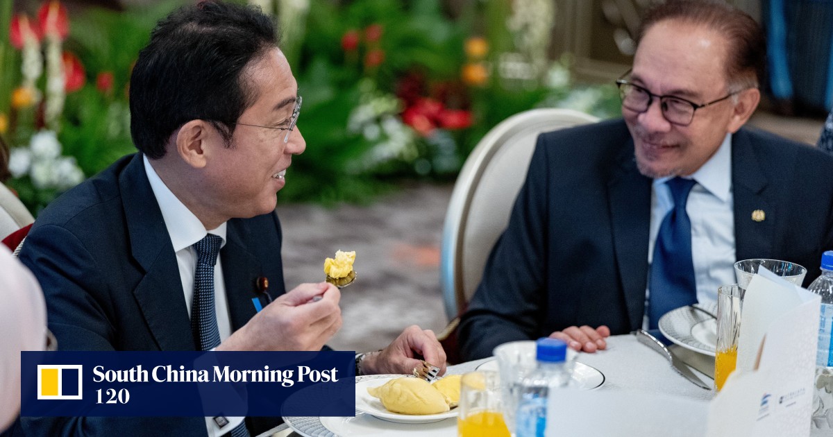 How Japan’s Kishida was charmed by durian on trip to Malaysia: ‘it’s good’