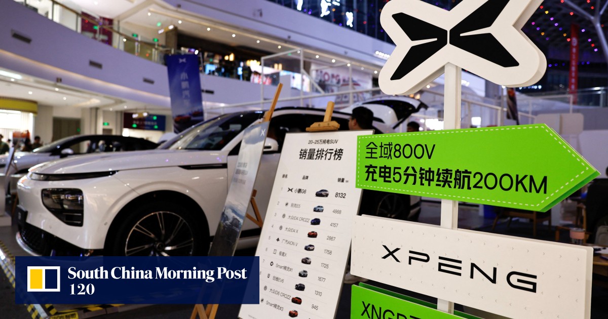 Chinese EV builder Xpeng predicts record fourth-quarter deliveries as its discounted new models prove popular with motorists