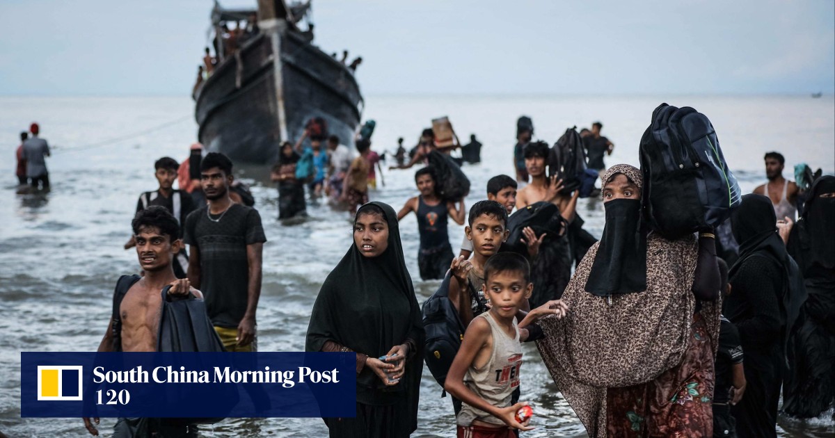 250 Rohingya refugees from Myanmar sent back to sea by Indonesia locals