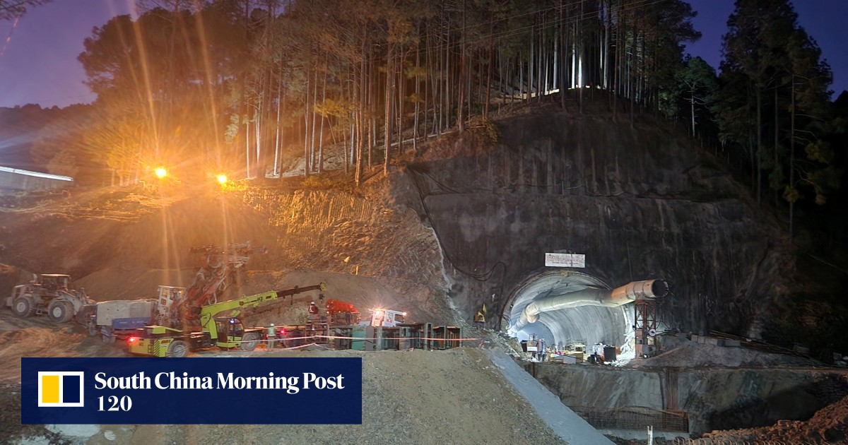 India considers opening new shaft to free 41 trapped tunnel workers