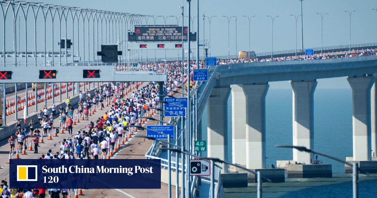 Hong Kong half marathon chiefs sorry as cracks appear in ‘perfect’ bridge race