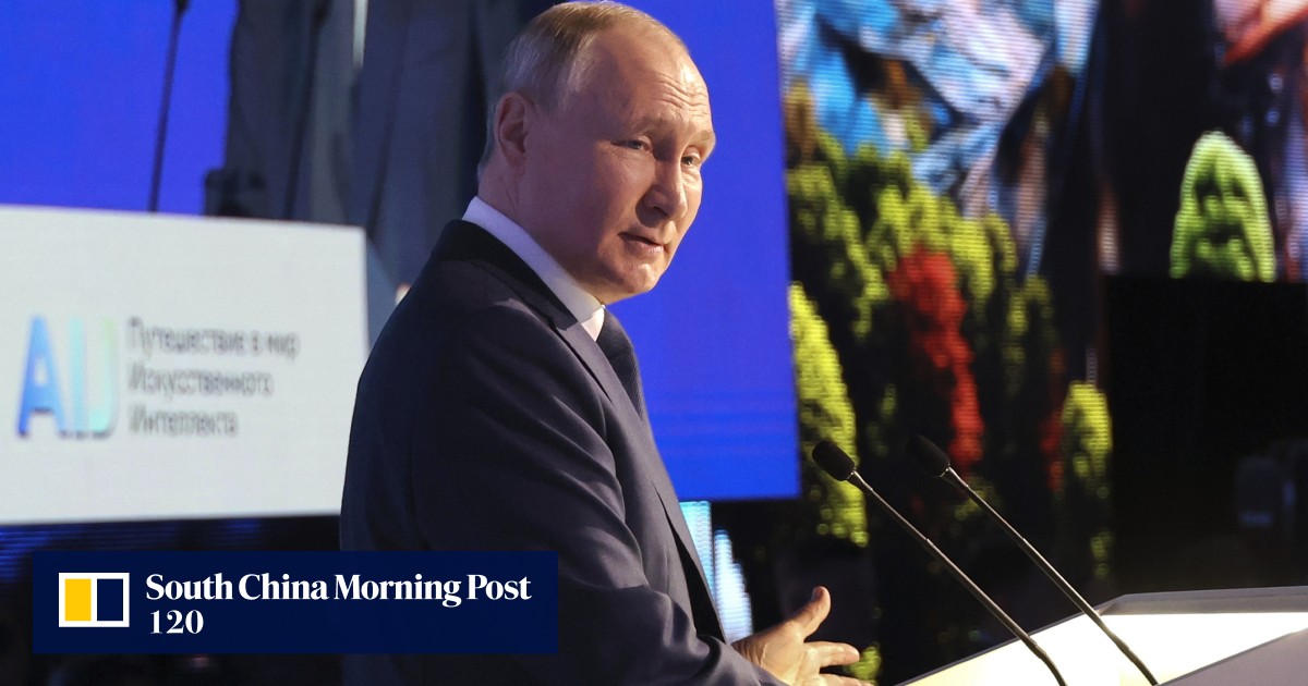 Vladimir Putin says Russia must up AI game to fight Western ‘monopoly’